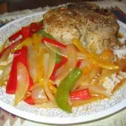 Pork chops and peppers