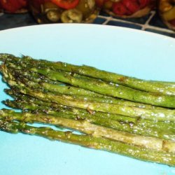 Olive Oil and Garlic Broiled Asparagus
