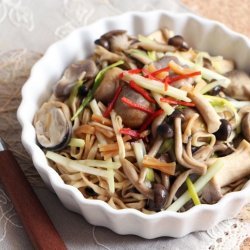 Mix Mushrooms Noodles