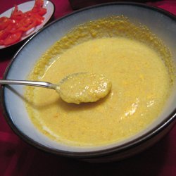 Curry Cream of Cauliflower Cheese Soup