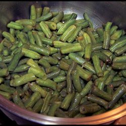 Green Beans in Soy Sauce.