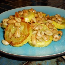 Yellow Squash With Peanuts