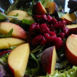 Cote D'azur Fruit and Greens Salad With Honey Lemon Dressing