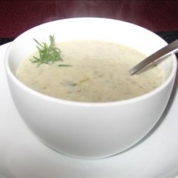 French Mushroom and Scallion Soup
