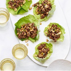 Beef and Lettuce Wraps