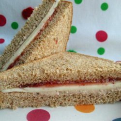 Cheesy Jam Sandwich With a Twist or Two