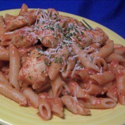 Penne with Chicken & Tomato Sauce