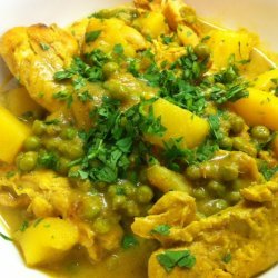Chicken With Peas and Potatoes