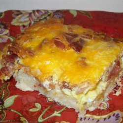 Bacon Egg and Cheese Biscuit Casserole