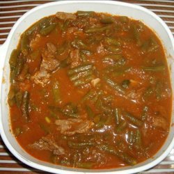 Green Bean Stew (Arabic Recipe)