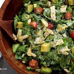 Chicken, Avocado and Spinach Salad