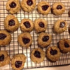 Healthy Raspberry Almond Torte Cookies