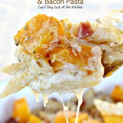 Roasted Butternut Squash and Bacon Pasta
