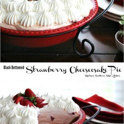 Strawberry Black Bottom Pie
