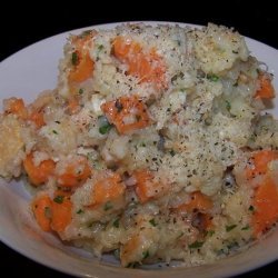 Oven Baked Sweet Potato & Chicken Risotto