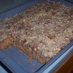 Sarah 's Oatmeal Cake With Coconut Pecan Frosting