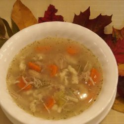 Farmhouse Chicken Soup With Spaetzle