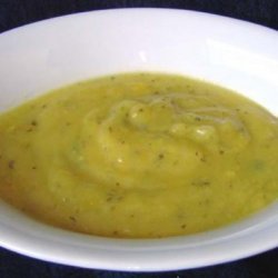 Velvety Yellow Pepper Soup