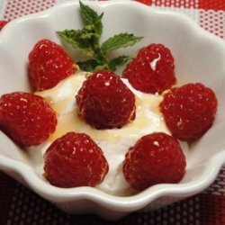 Healthy Raspberry Dessert