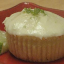 Coconut Cupcakes With Lime Buttercream Frosting