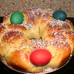 Tsoureki - Greek Easter Bread (Bread Machine Recipe)