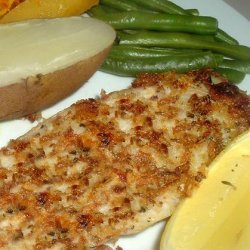 Tilapia With Onion Crust
