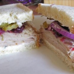 Cranberry Turkey Sandwich on Sourdough Non-Dairy