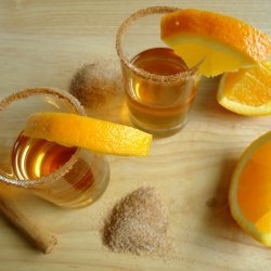 Orange and Cinnamon Tequila Shot