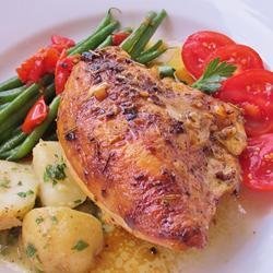 Chicken Breasts With Herb Basting Sauce