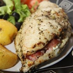 Feta Cheese and Bacon Stuffed Breasts