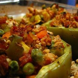 Stuffed Peppers with Turkey and Vegetables