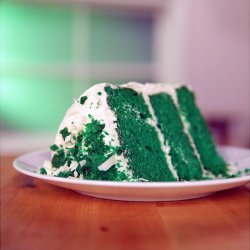 St. Patrick's Green Velvet Cake