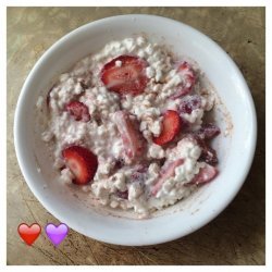 Strawberry Cottage Cheese Snack