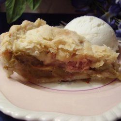 Pie Plant Pie Aka Rhubarb Pie