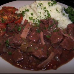 Slow Cooked Beef in Red Wine