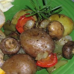 Roasted Baby Potatoes and Vegetables