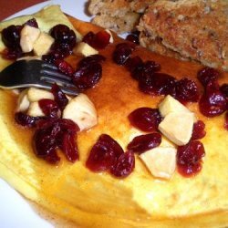 Apple-Cranberry Omelette
