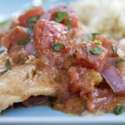Poached Cod in Tomato Sauce