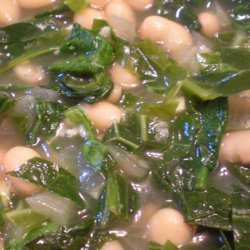 Yummy Beans N' Greens in a Bowl (Kale Soup)