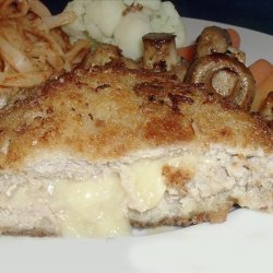 Breaded Veal Cutlet with Brie