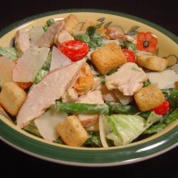 Chicken Caesar Salad With Asparagus