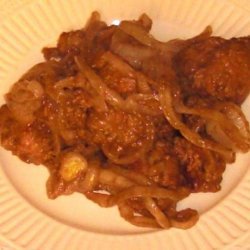 Italian Inn Fried Chicken Livers and Onions