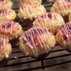 Raspberry Almond Mini-muffins