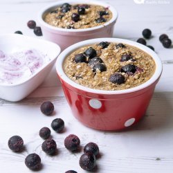 Baked Bananas and Blueberries