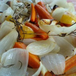 Lemon Roasted Onions & Carrots