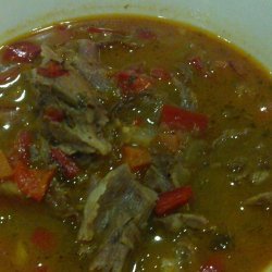 Lamb Shank and Vegetable Soup