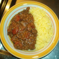 Spanish Rice with Lentils