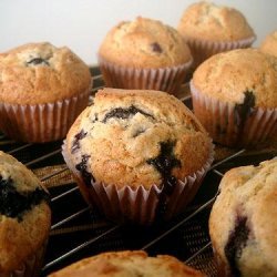 Healthy Berry Blue Muffins