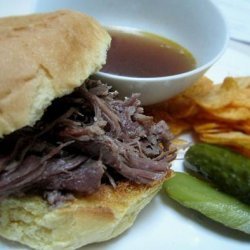 French Dip Roast Beef Sandwiches
