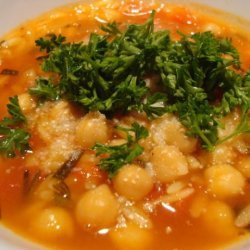 Chickpea and Orzo Soup